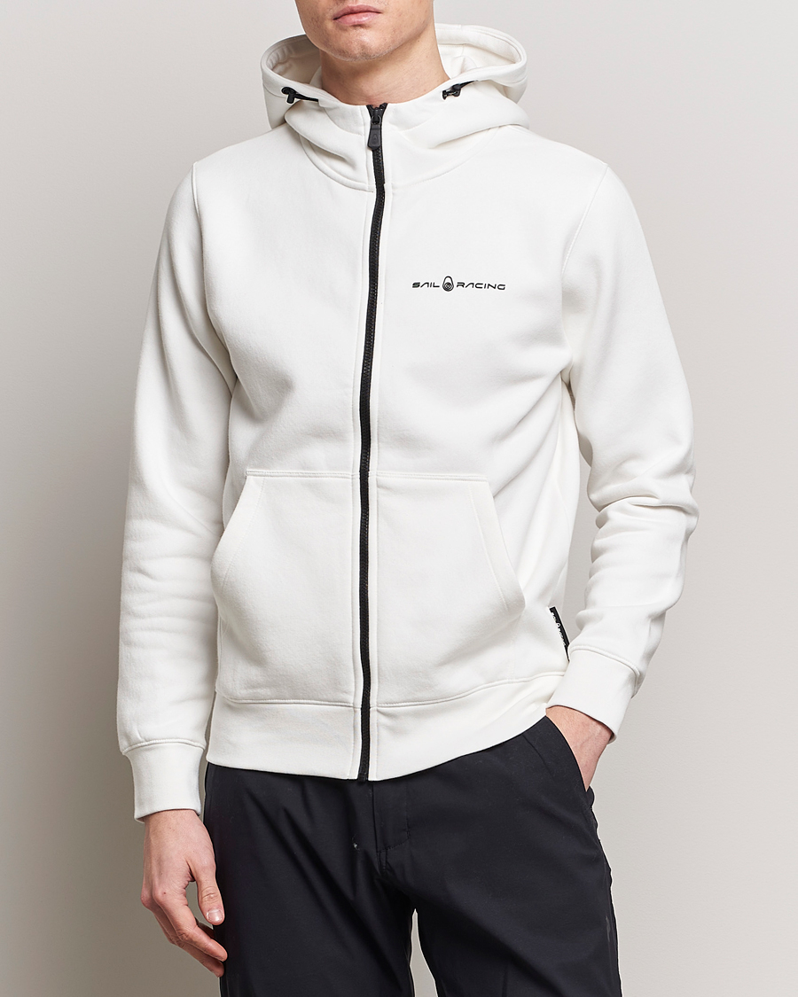 Herre |  | Sail Racing | Bowman Full Zip Hoodie Storm White