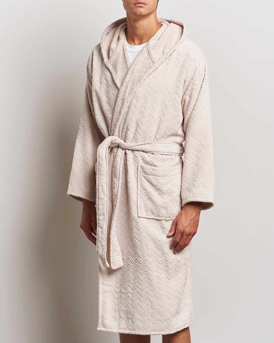 Herre |  | Missoni Home | Chalk Bath Robe Beige