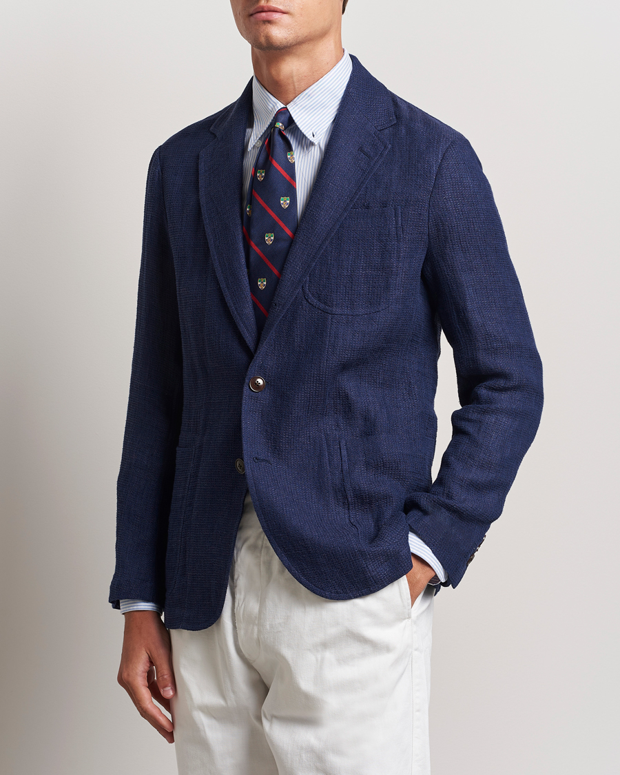 Herre |  | Polo Ralph Lauren | Waffle Textured Sportcoat Navy