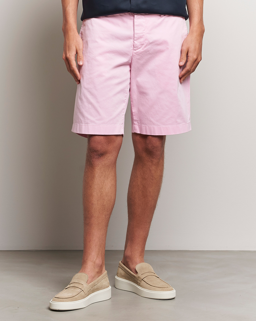 Herre | Chino shorts | J.Lindeberg | Nathan Cloud Satin Shorts Pink Lavender