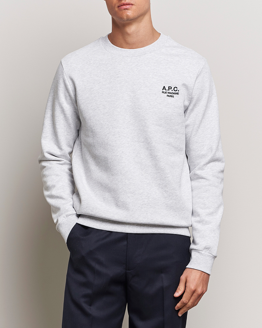 Herre | A.P.C. | A.P.C. | Rue Madame Sweatshirt Heather Grey