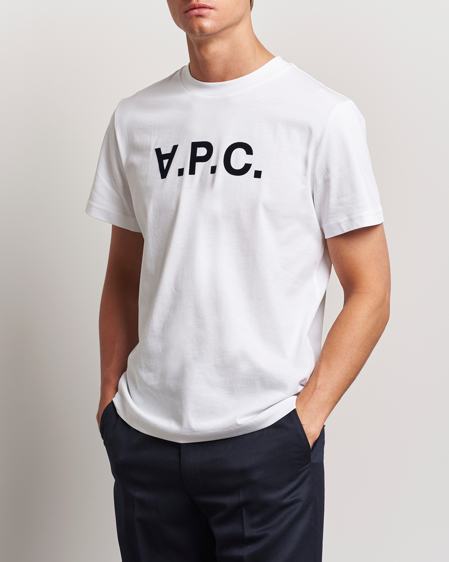 Herre | A.P.C. | A.P.C. | VPC T-Shirt White/Dark Navy