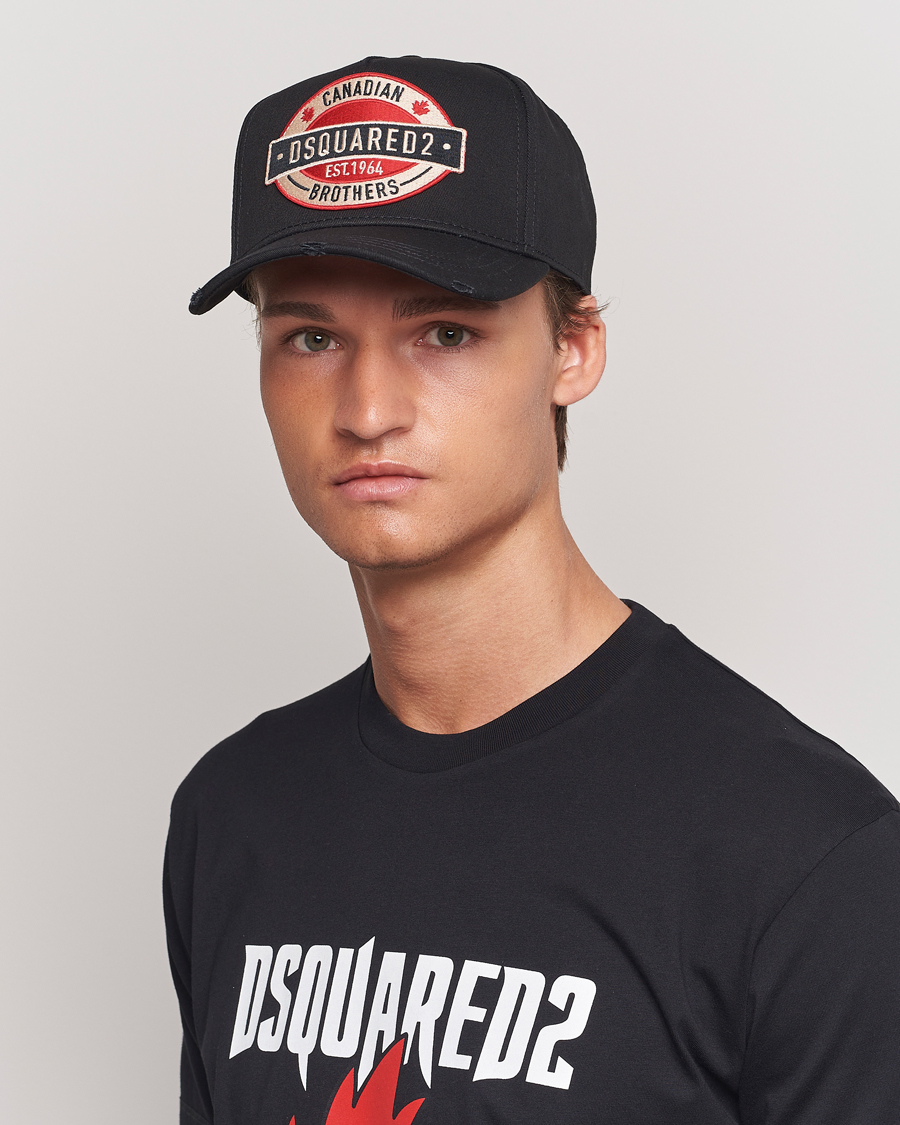 Herre | Kasketter | Dsquared2 | Brothers Logo Baseball Cap Black