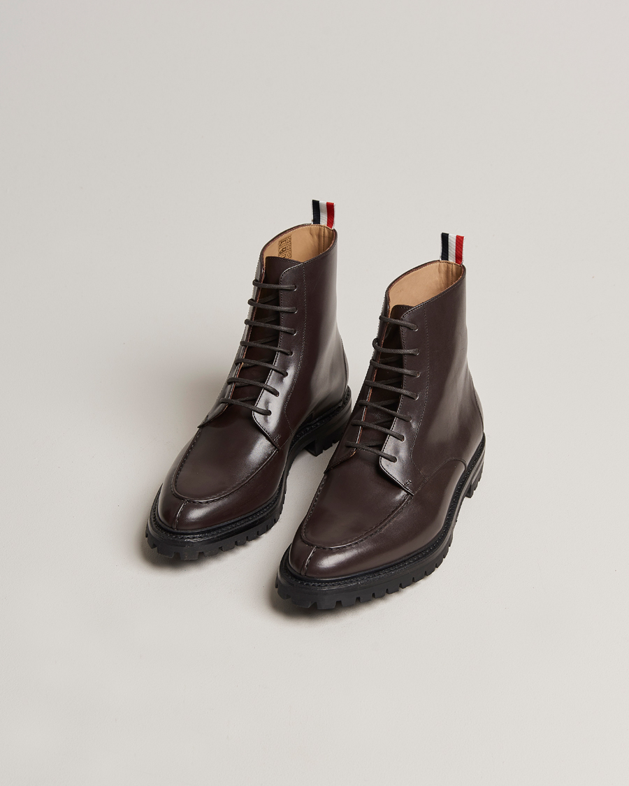 Herre | Vintersko | Thom Browne | Apron Stitch Commando Boots Brown