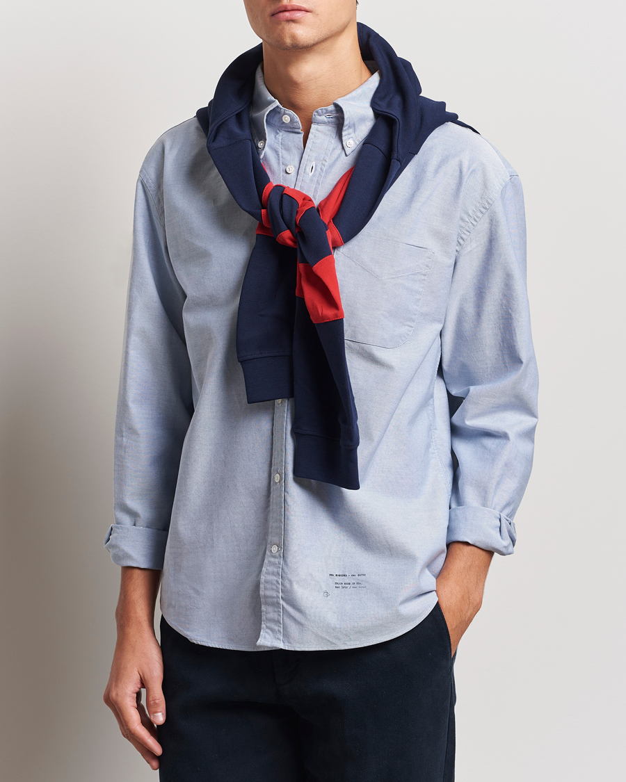 Herre |  | GANT 240 Mulberry Street | Regular Fit US Oxford Shirt Blue Water