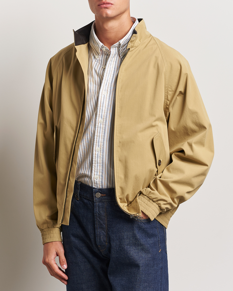 Herre | GANT | GANT | Cotton Harrington Jacket Dried Khaki