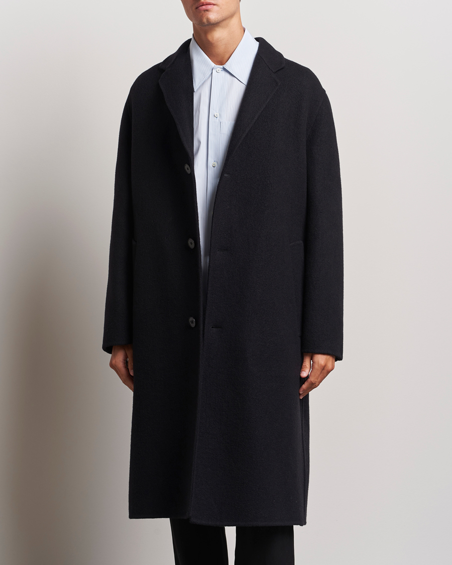 Herre | Nye varemærker | Jil Sander | Felted Wool Coat Black