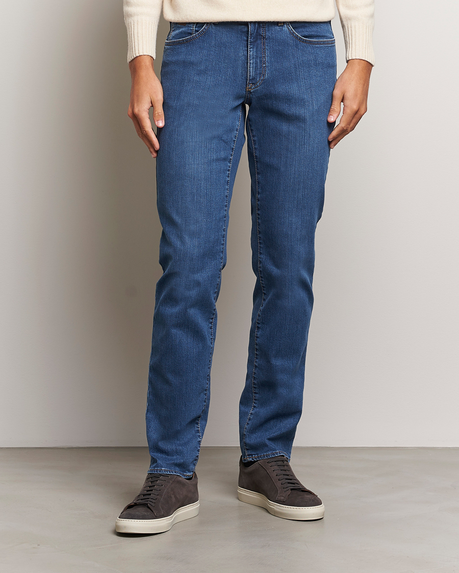 Herre | Tøj | Brax | Cadiz Premium Flex Denim Blue Used