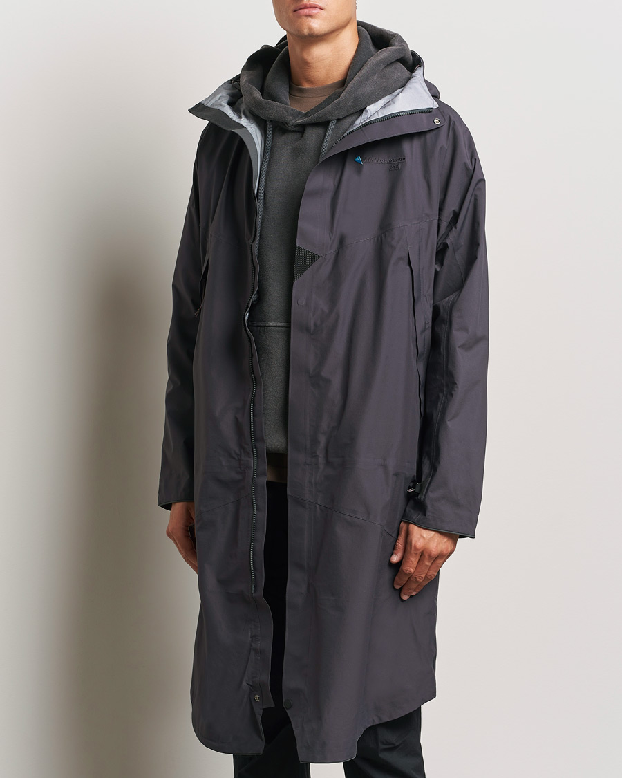 Herre | Tøj | Klättermusen | Syr Waterproof Hood Parka Raven