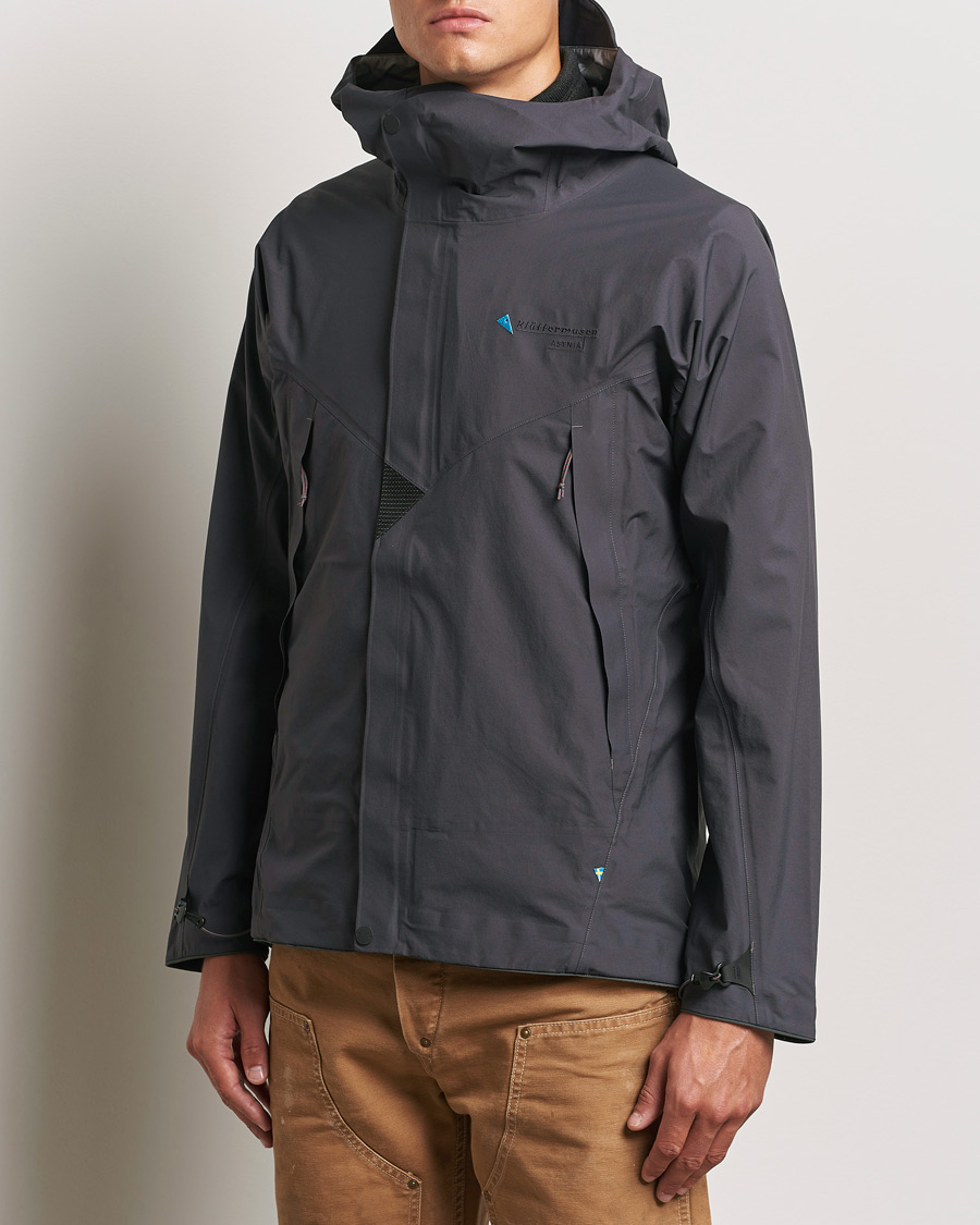 Herre | Tøj | Klättermusen | Asynja Lightweight Waterproof Jacket Raven