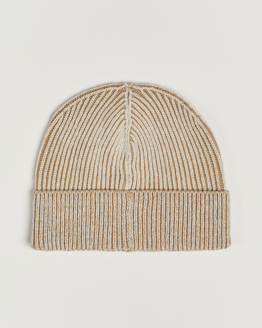 Herre |  | Belstaff | Centenary Wool Rib Hat Chalk