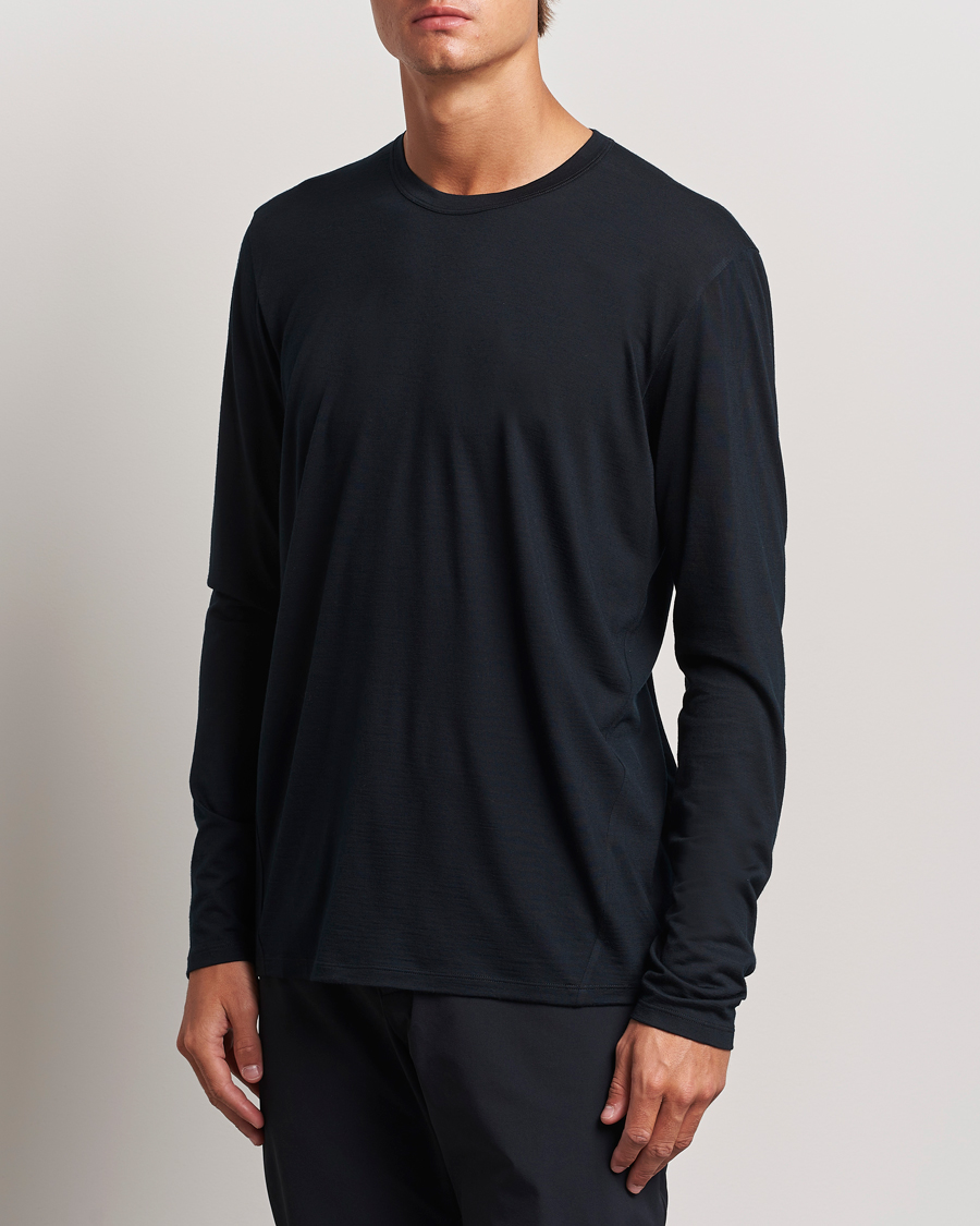 Herre |  | Arc\'teryx Veilance | Frame Long Sleeve T-shirt Black