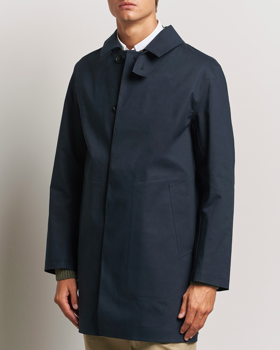 Herre | Mackintosh | Mackintosh | Dunkeld Short Coat Navy