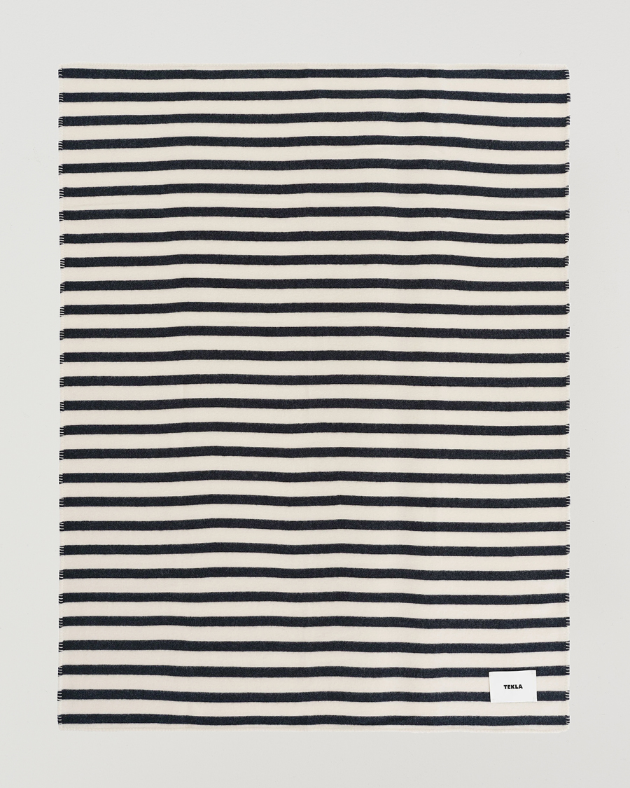 Herre |  | Tekla | Lambswool Blanket Magpie Stripes