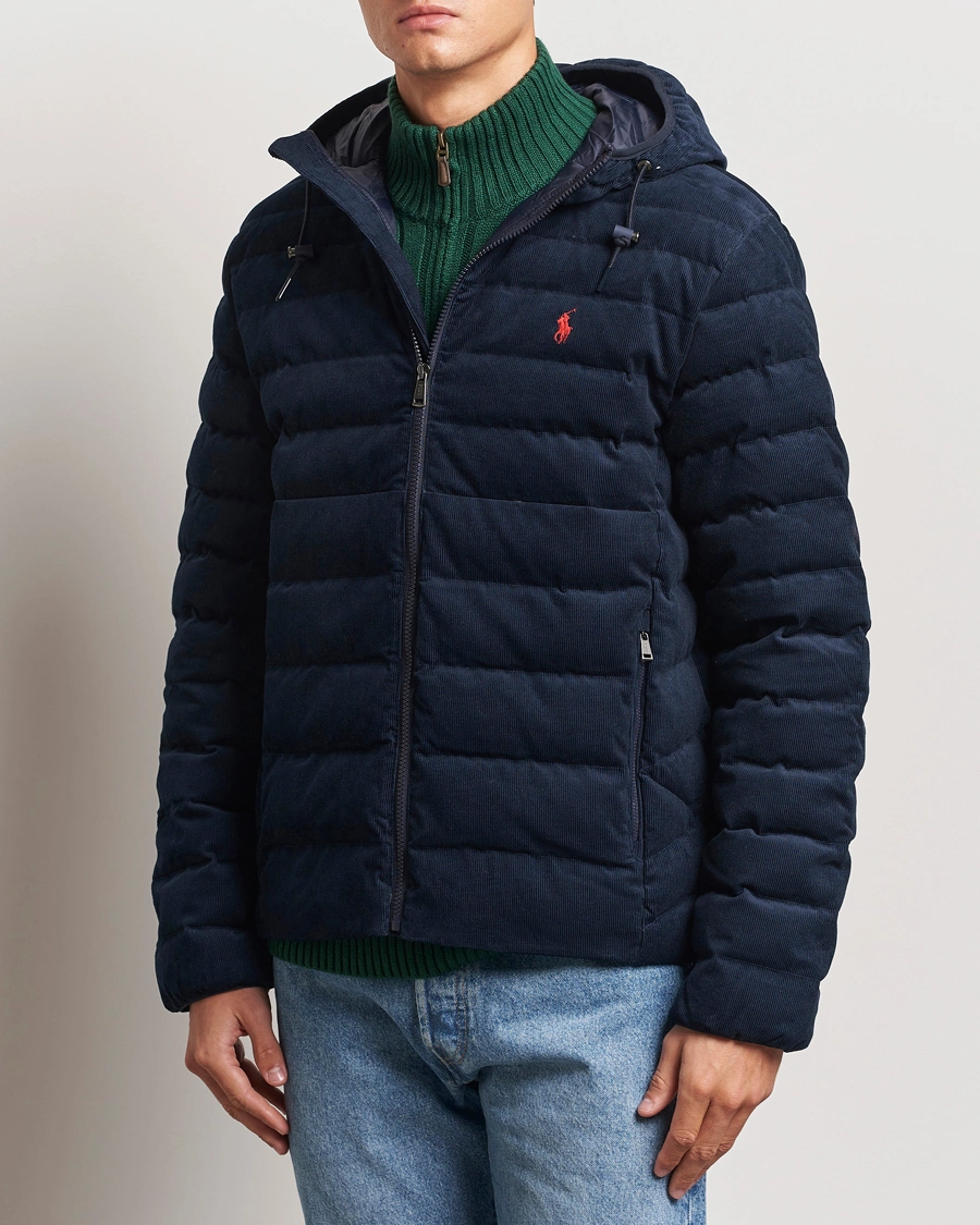 Herre |  | Polo Ralph Lauren | Corduroy Lightweight Jacket Aviator Navy