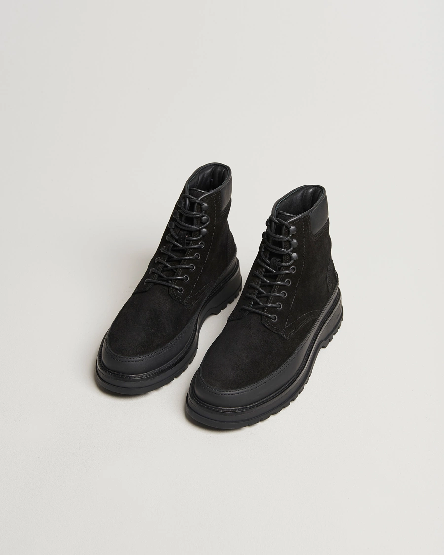 Herre |  | GANT | Clefton Felt Lined Suede Boot Black