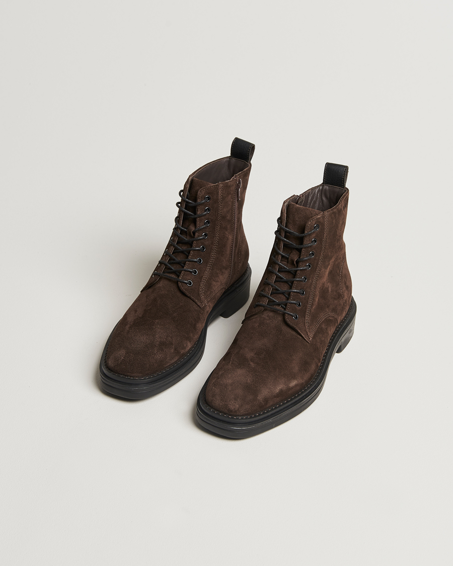 Herre | GANT | GANT | Boggar Suede Boot Espresso Brown