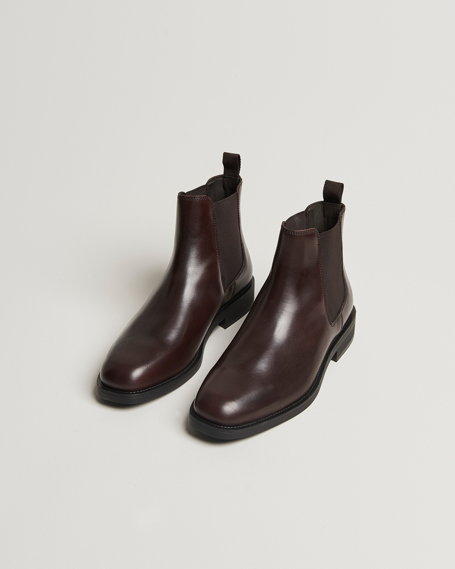 Herre | Vintersko | GANT | Rizmood Leather Chelsea Boot Dark Brown