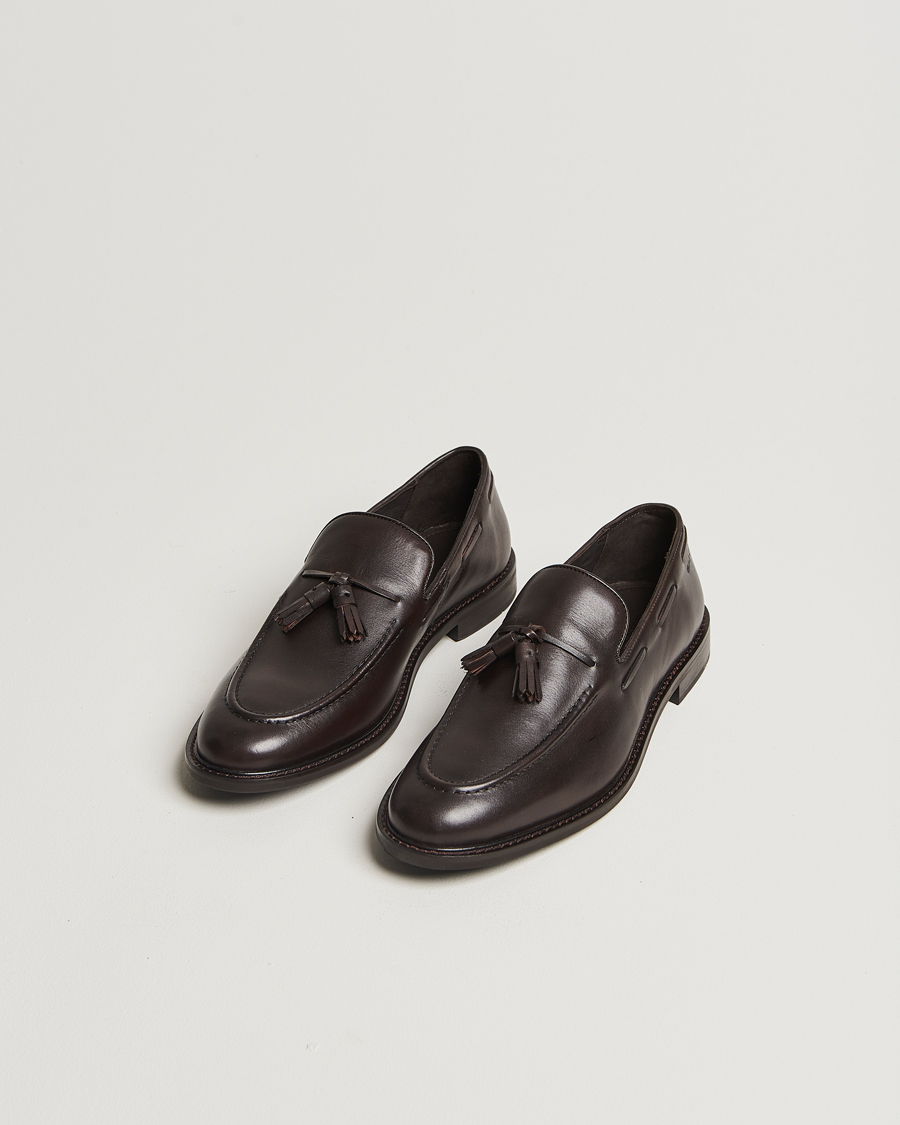 Herre |  | GANT | Lozham Leather Tassle Loafer Dark Brown