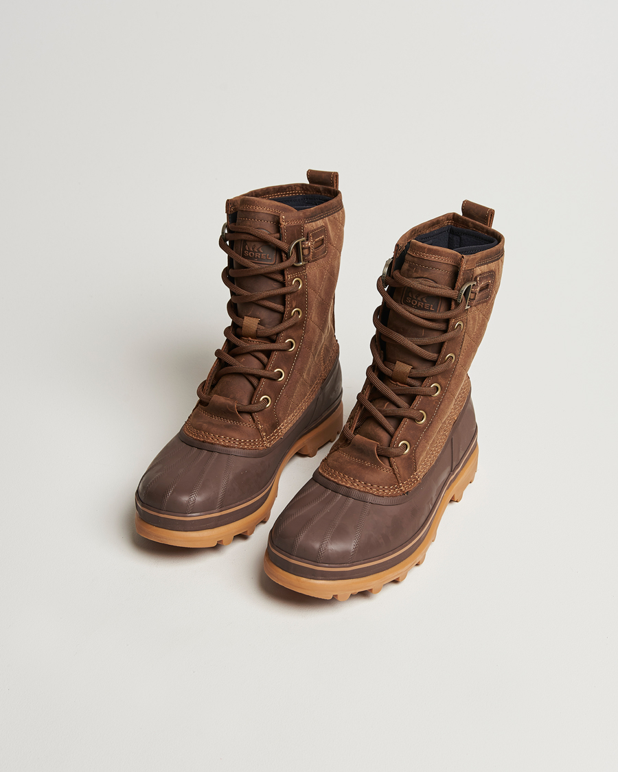 Herre | Active | Sorel | Caribou Royal WP Canvas Boots Velvet Tan