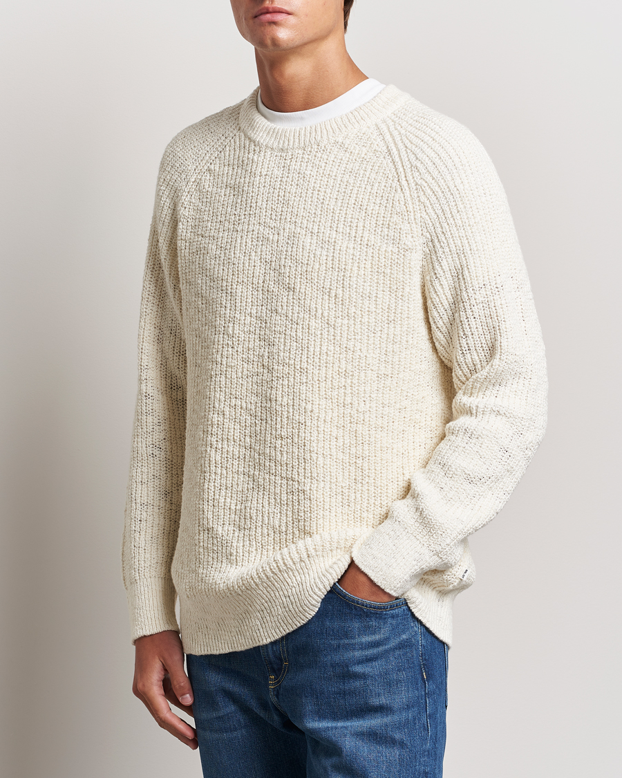 Herre |  | NN07 | Jacobo Heavy Knitted Sweater Cream
