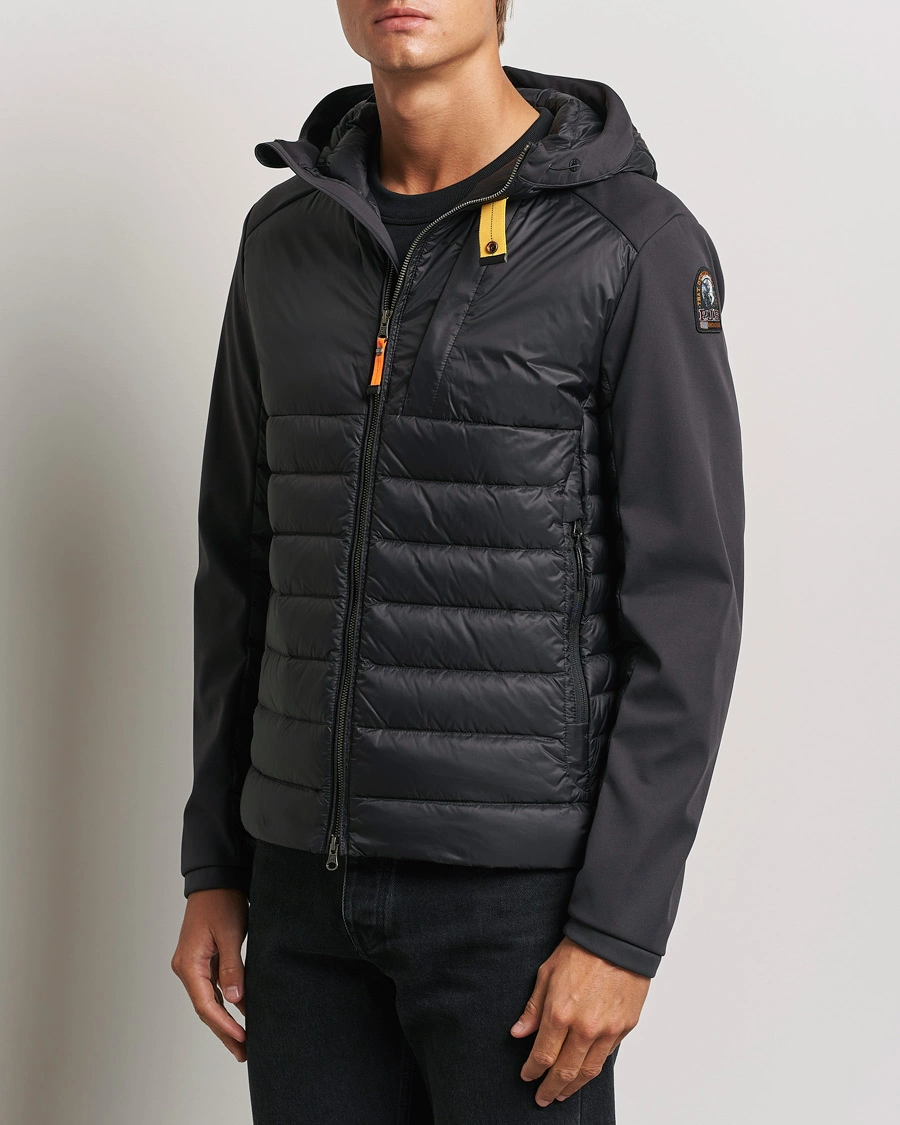 Herre |  | Parajumpers | Kinari Hybrid Hooded Jacket Black