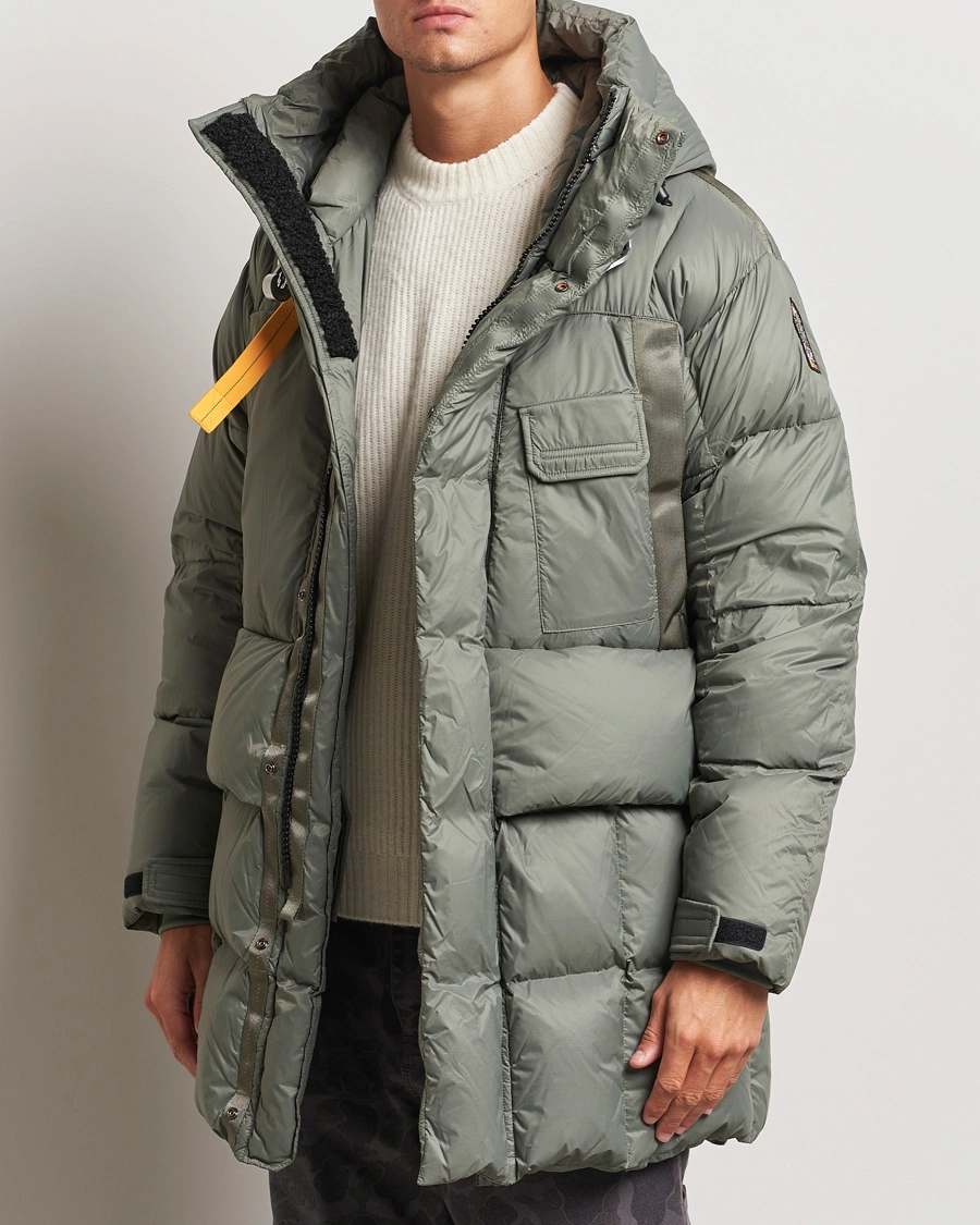 Herre |  | Parajumpers | Bold Ripstop Polar Puffer Parka Thyme Green