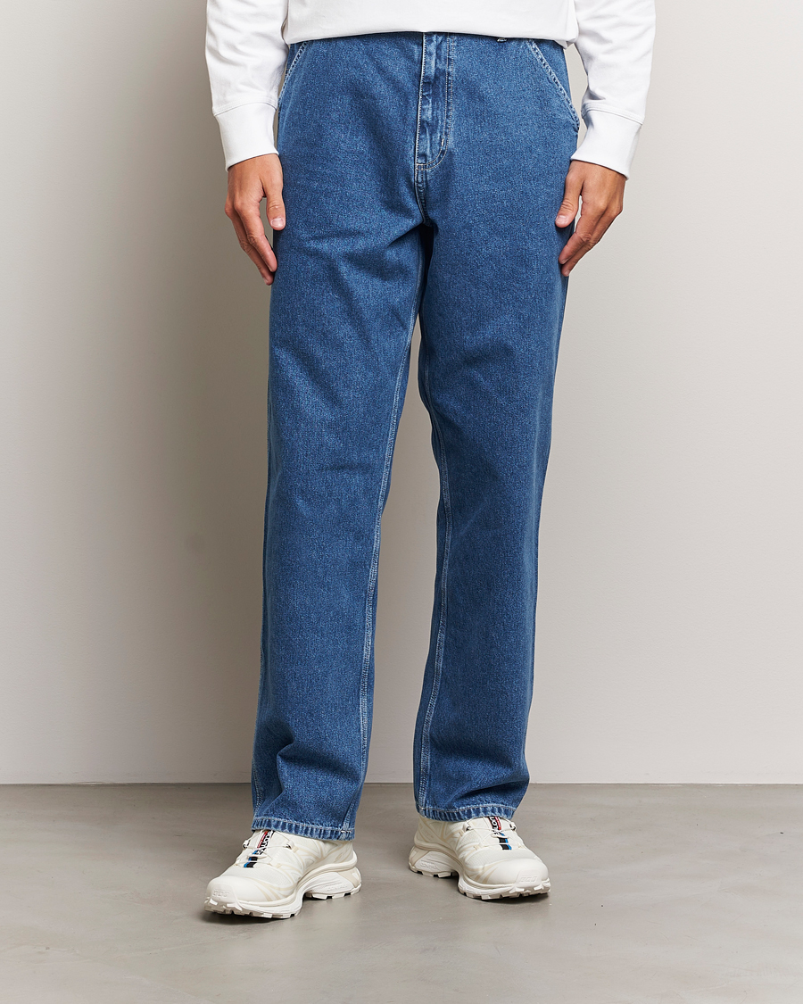 Herre |  | Carhartt WIP | Simple Pant Norco Denim Blue Stone Washed