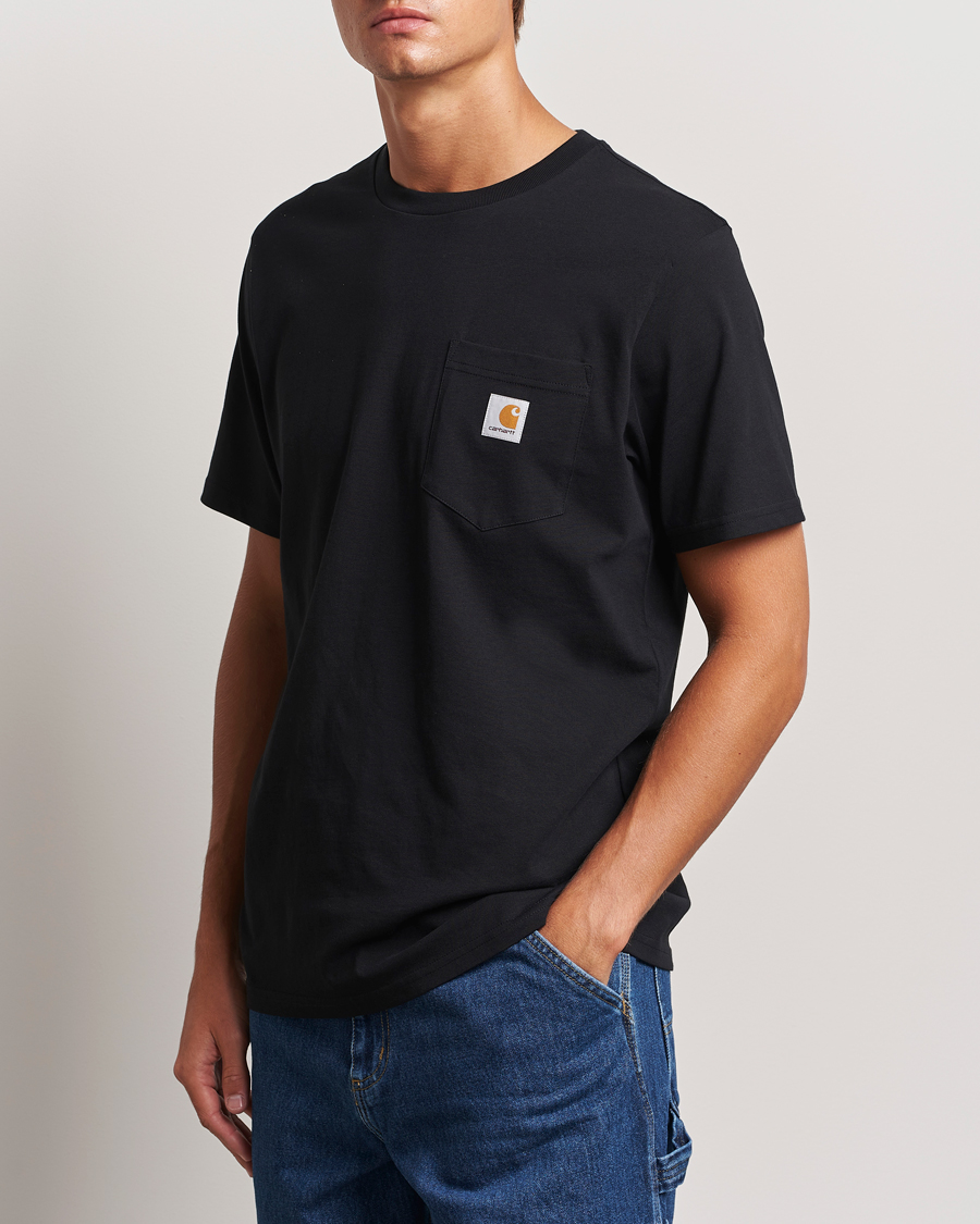 Herre | Tøj | Carhartt WIP | Pocket Cotton T-Shirt Black