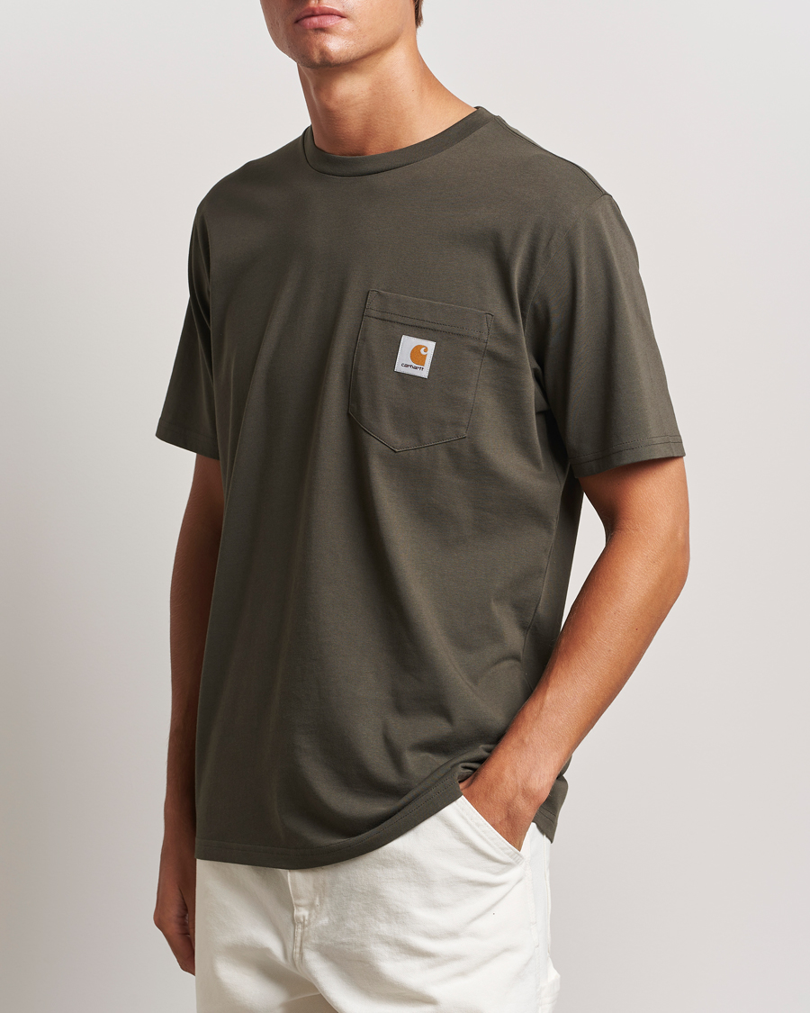 Herre | Tøj | Carhartt WIP | Pocket Cotton T-Shirt Mirage