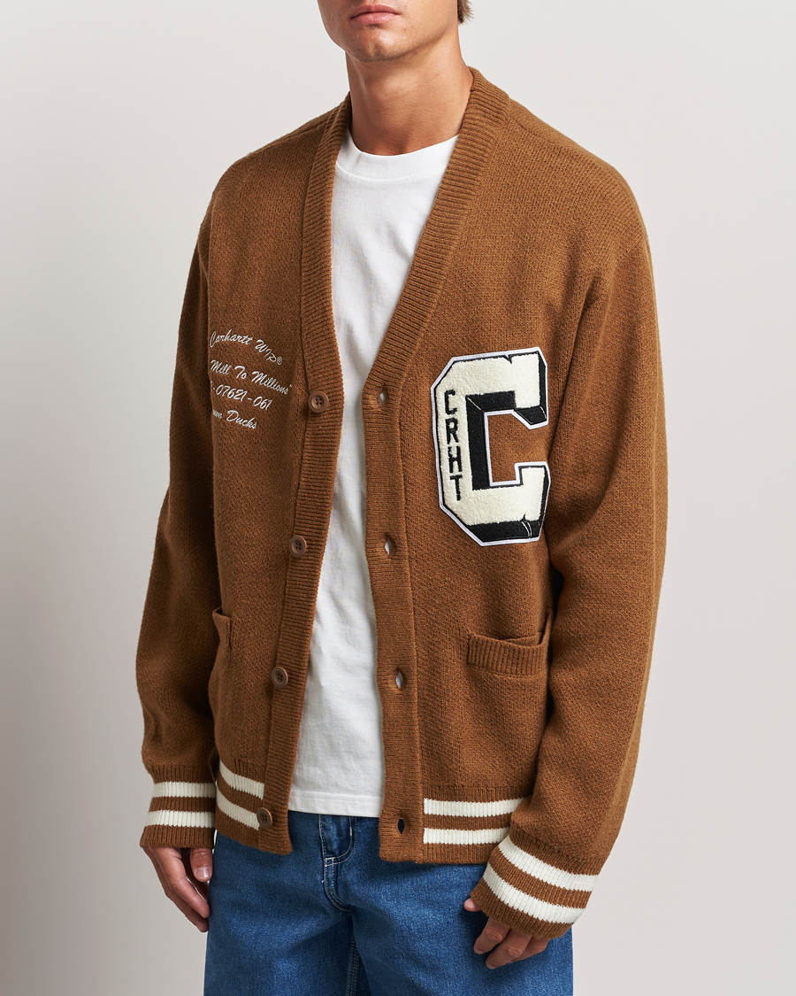 Herre |  | Carhartt WIP | Brown Ducks Cardigan Hamilton Brown