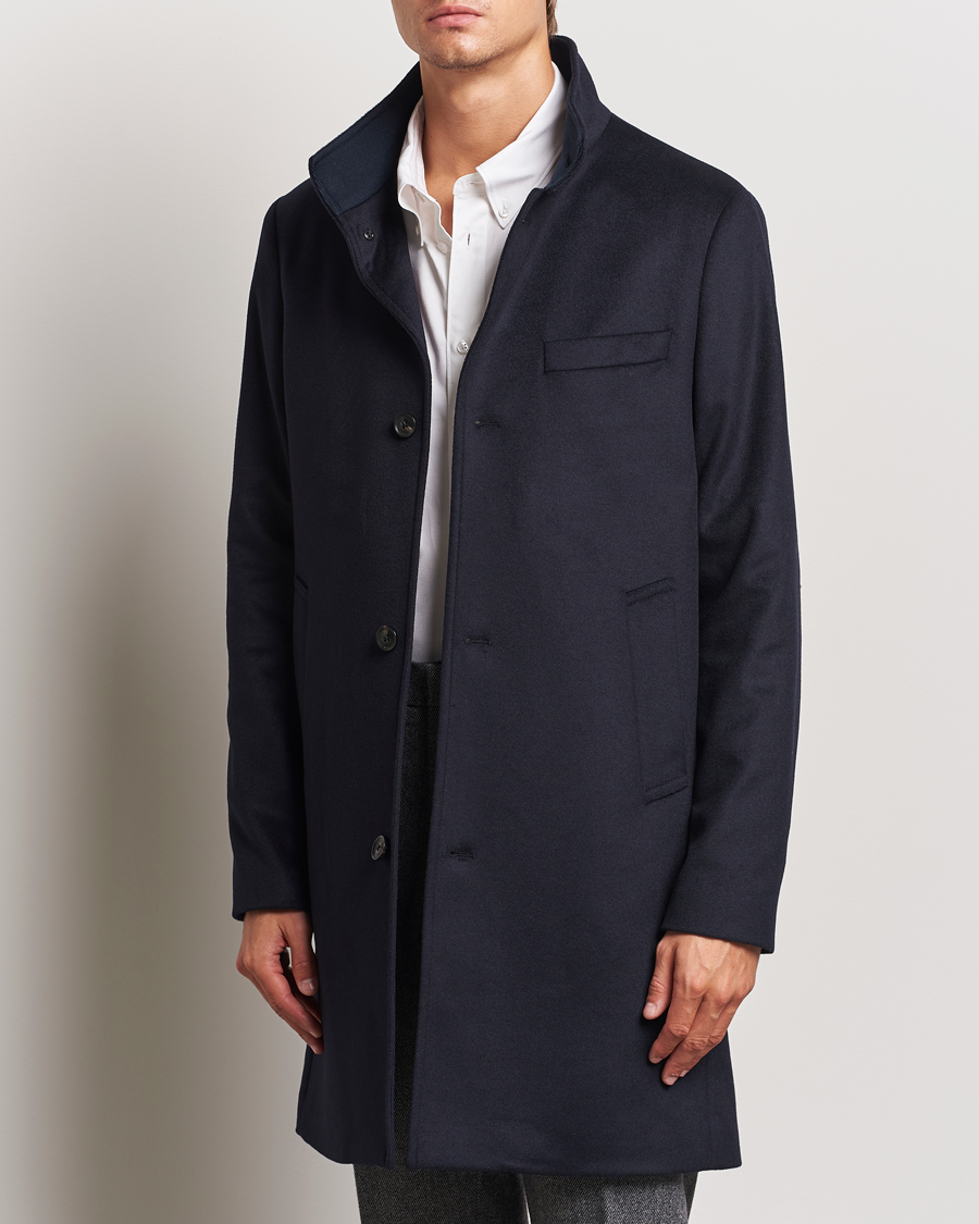 Herre | J.Lindeberg | J.Lindeberg | Jesse Melton Cashmere Coat Navy