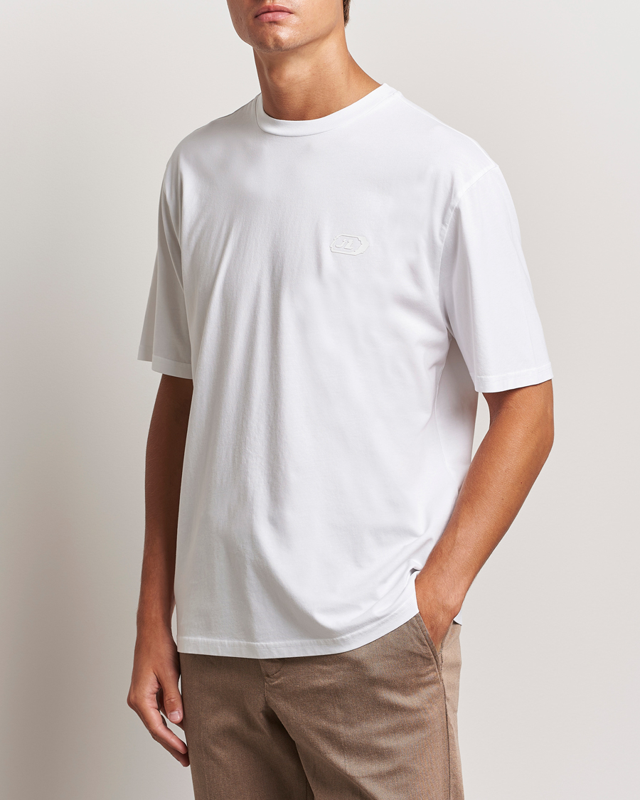 Herre | J.Lindeberg | J.Lindeberg | Hale Logo T-Shirt White