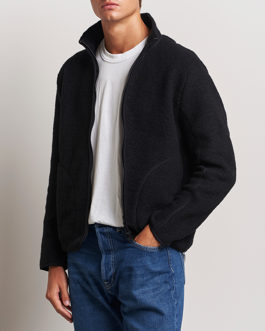 Herre |  | J.Lindeberg | Dustin Wool Fleece Jacket Black