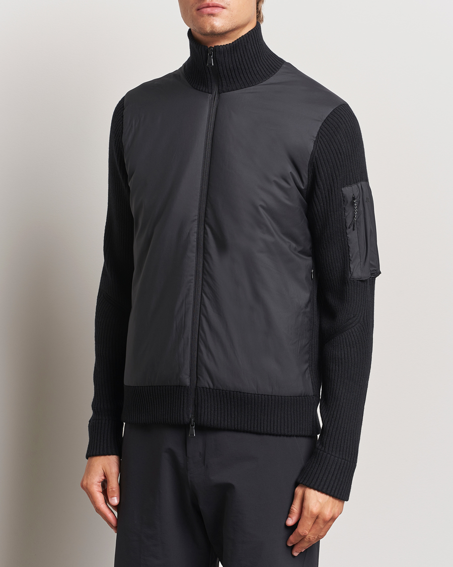 Herre | J.Lindeberg | J.Lindeberg | Beck Knitted Hybrid Jacket Black