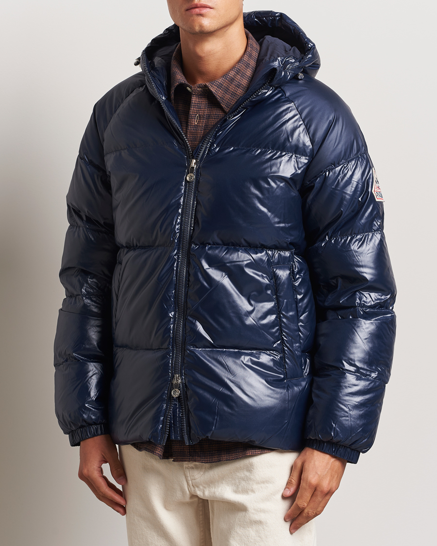 Herre | Dunjakker | Pyrenex | Sten Hooded Puffer Jacket Amiral