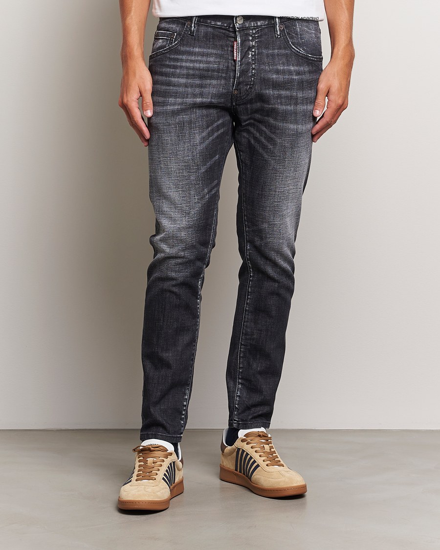 Herre | Tøj | Dsquared2 | Skater Jeans Washed Black