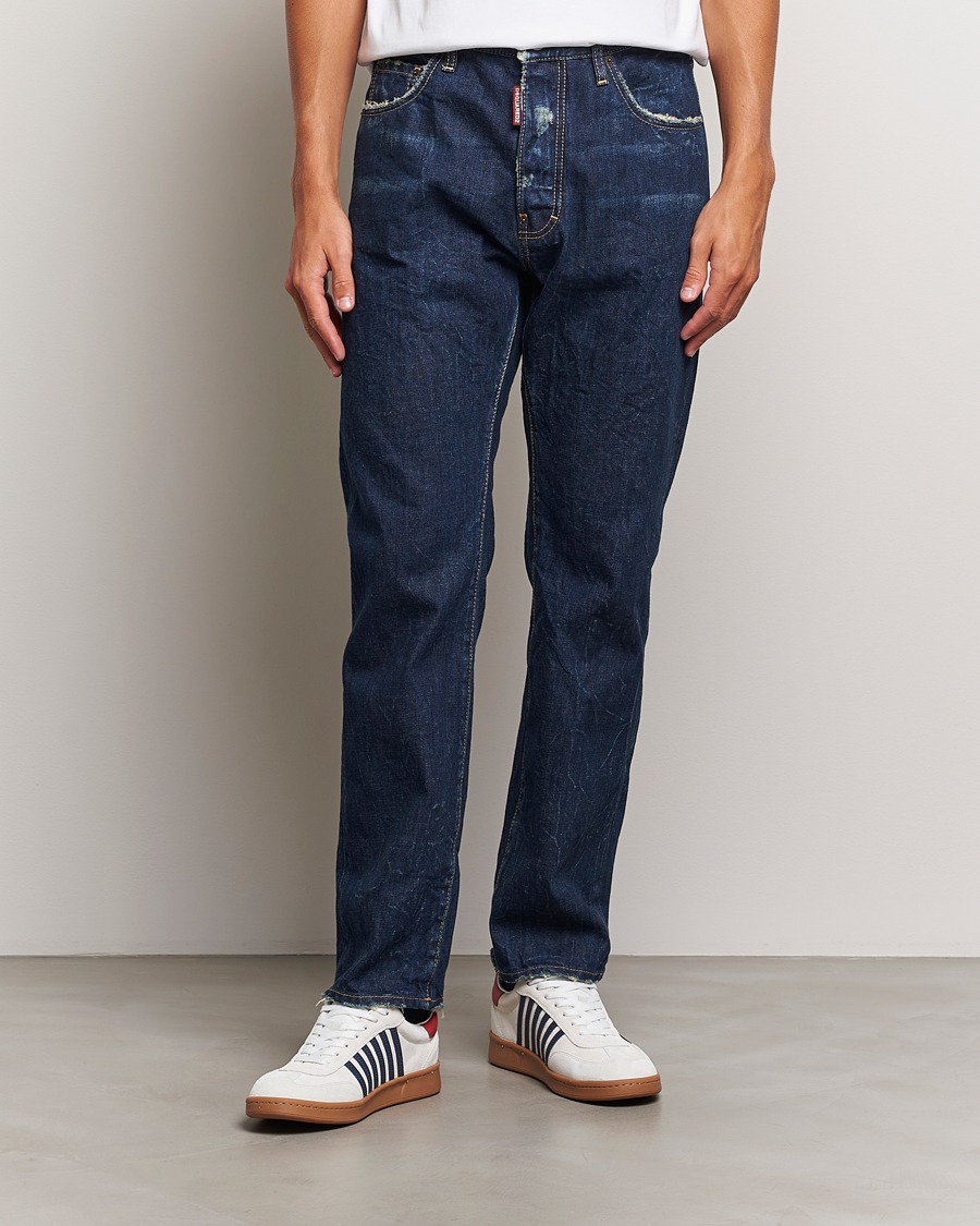 Herre | Nye produktbilleder | Dsquared2 | 642 Loose Jeans Dark Blue