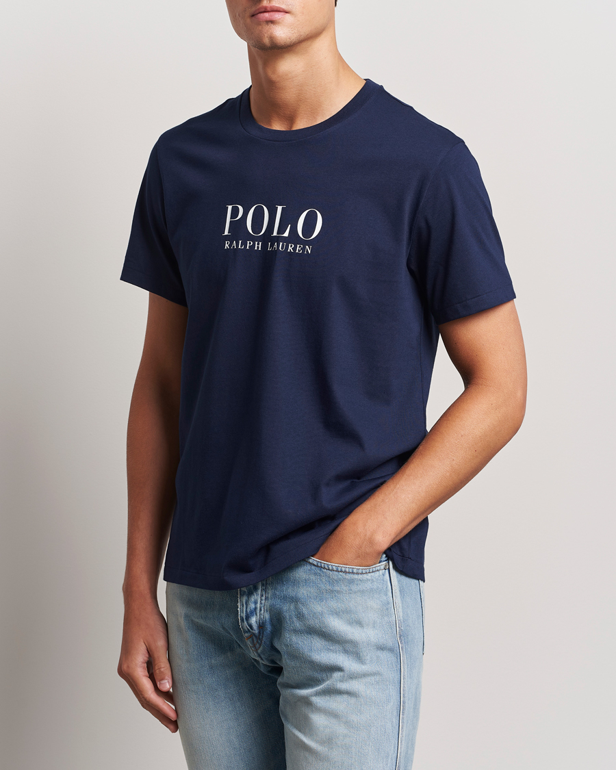 Herre |  | Polo Ralph Lauren | Logo Cotton Jersey Sleep T-Shirt Cruise Navy