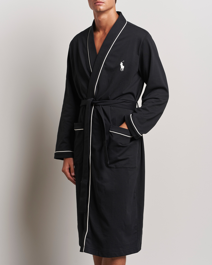 Herre |  | Polo Ralph Lauren | Cotton Jersey Robe Black