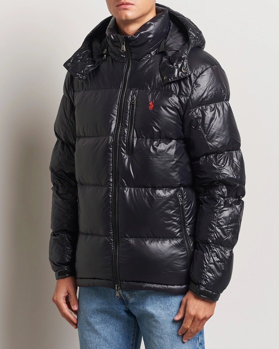 Herre |  | Polo Ralph Lauren | El Cap High Gloss Down Jacket Polo Black Glossy