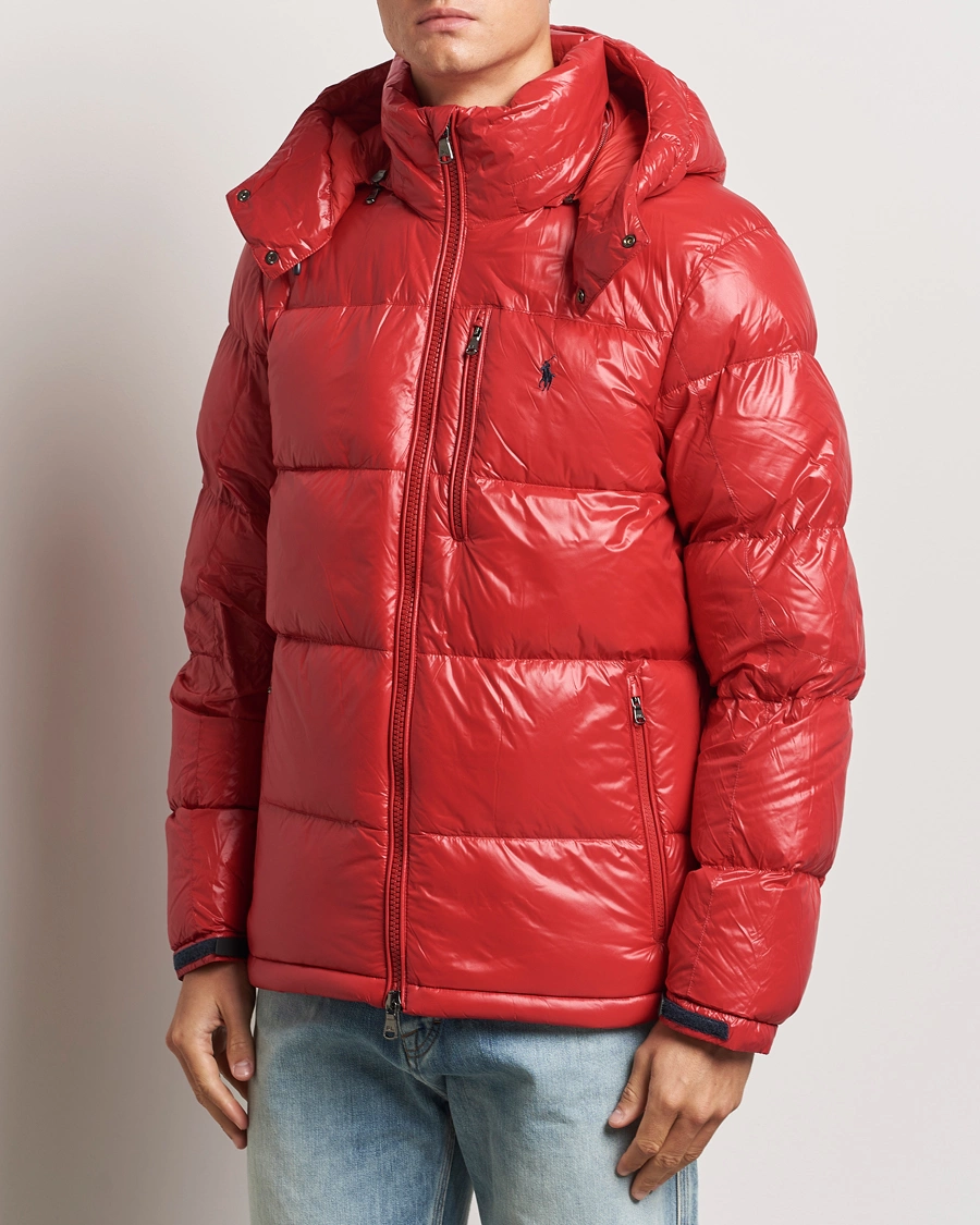 Herre |  | Polo Ralph Lauren | El Cap High Gloss Down Jacket RL 2000 Red Glossy