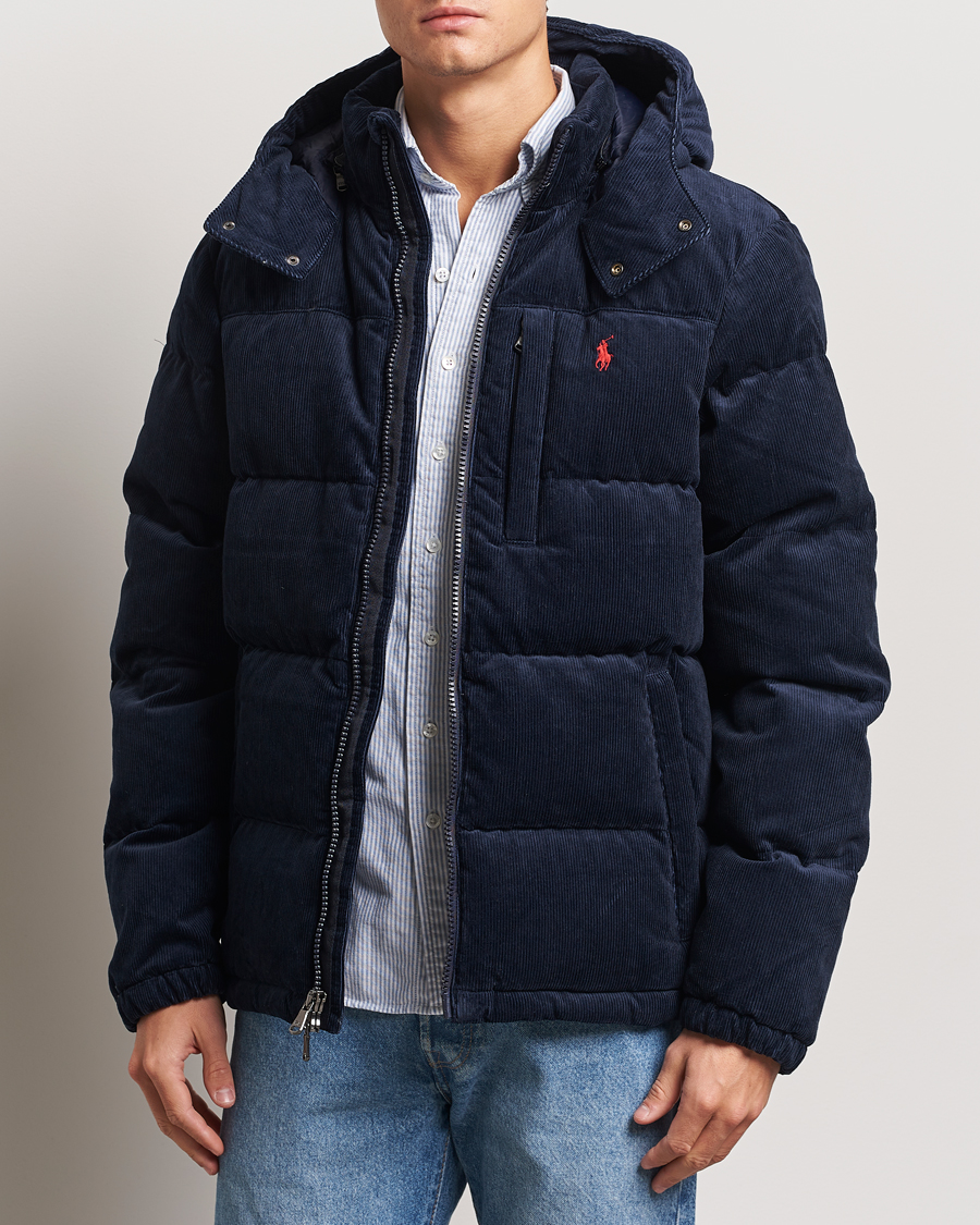 Herre |  | Polo Ralph Lauren | El Cap Corduroy Down Jacket Aviator Navy