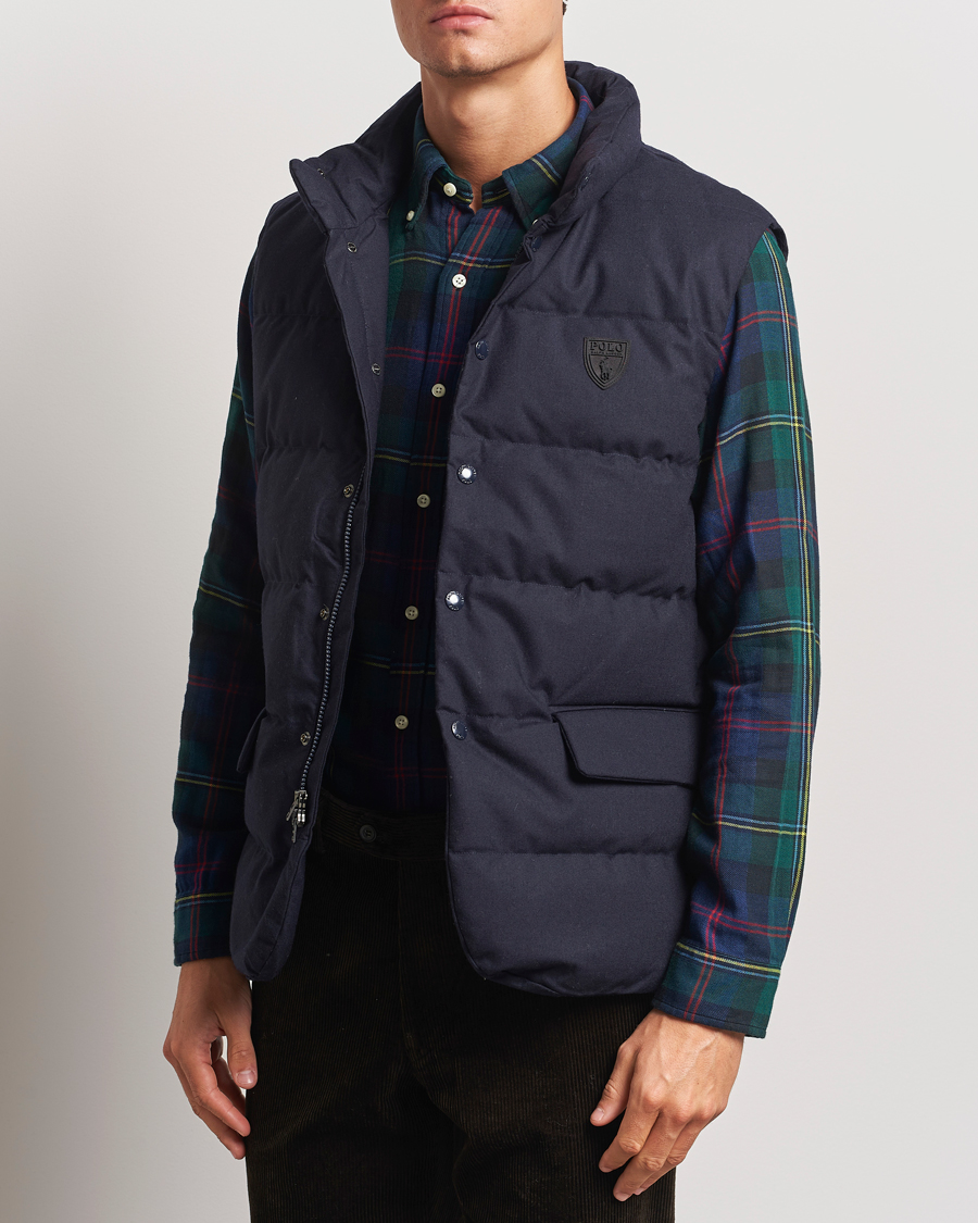 Herre |  | Polo Ralph Lauren | Dunn Wool Vest Collection Navy