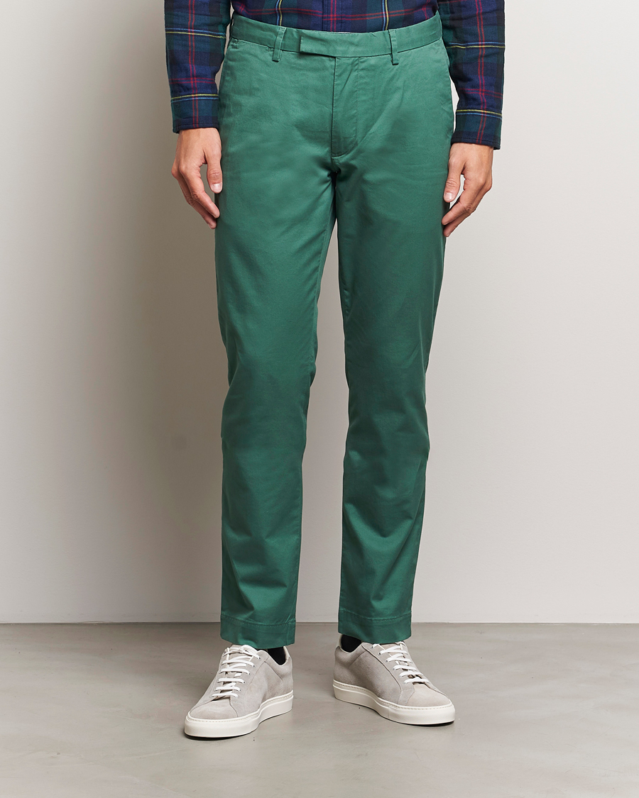 Herre |  | Polo Ralph Lauren | Slim Fit Stretch Chinos Washed Forest