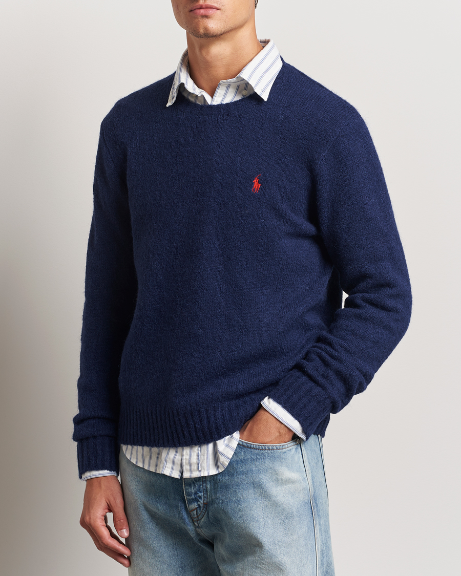 Herre |  | Polo Ralph Lauren | Alpaca Crew Neck Sweater Bright Navy