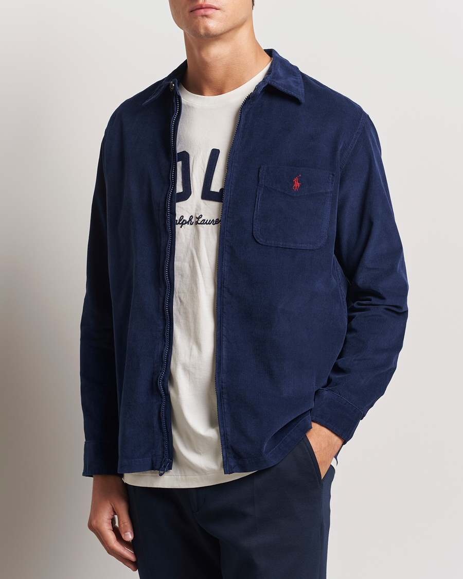 Herre |  | Polo Ralph Lauren | Corduroy Shirt Jacket Newport Navy