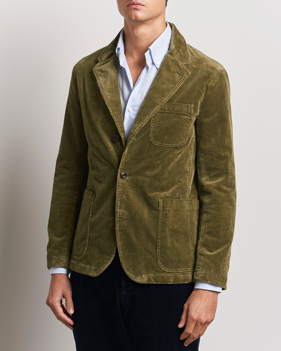 Herre |  | Polo Ralph Lauren | Corduroy Stretch Blazer Country Olive