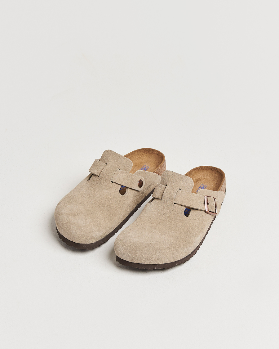 Herre |  | BIRKENSTOCK | Woman Boston Soft Footbed Taupe Suede