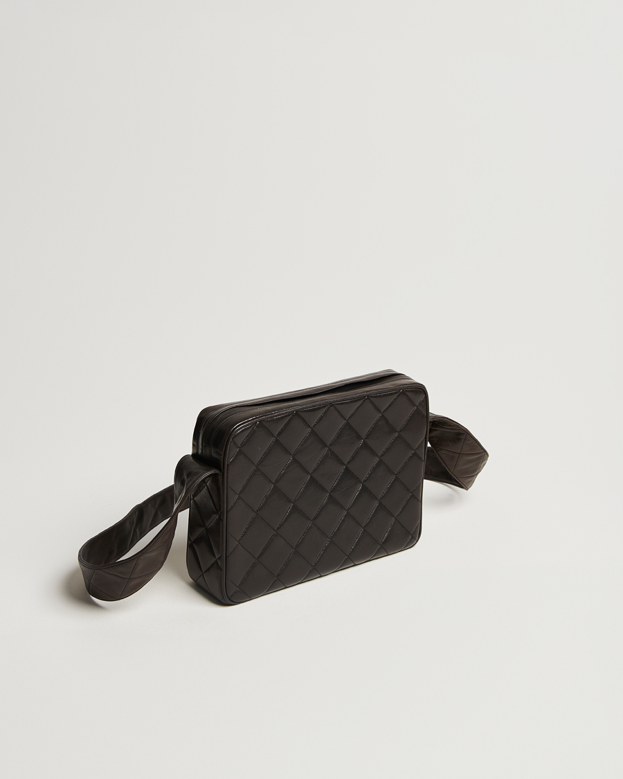 Herre | Gaver til særlige lejligheder | Chanel Pre-Owned | Tassel Flap Shoulder Bag Black Lambskin